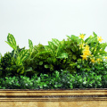 Top sale DIY removable Art 3D plant cafe wall with foliage